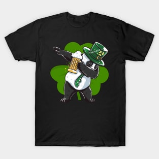 St Patricks Day Panda - Perfect T-Shirt